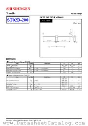 ST02D-200 datasheet pdf Shindengen