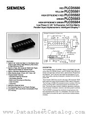 PLCD5580 datasheet pdf Siemens