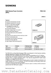 PSB2120-T datasheet pdf Siemens