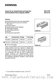 TDA4718A datasheet pdf Siemens