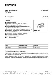 TDA5666-5 datasheet pdf Siemens