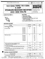 1N1126A datasheet pdf Solid State Devices Inc