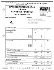 SDR809 datasheet pdf Solid State Devices Inc
