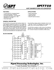 SPT7750AIK datasheet pdf SPT Signal Processing Technologies