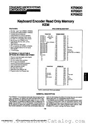 KR9602-012 datasheet pdf Standard Microsystems