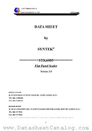 STK6005 datasheet pdf Syntek Semiconductor