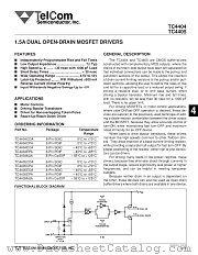 TC4404MJA datasheet pdf TelCom Semiconductor