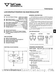 TC55RP3302EZB datasheet pdf TelCom Semiconductor
