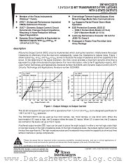SN74AVC32373GKER datasheet pdf Texas Instruments