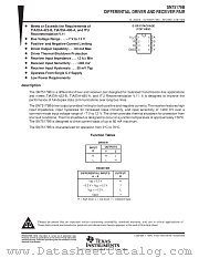 SN75179BPS datasheet pdf Texas Instruments