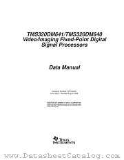 TMS320DM641GDK400 datasheet pdf Texas Instruments