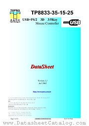 TP8835AP datasheet pdf Topro Technology Inc