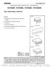TA75458B datasheet pdf TOSHIBA