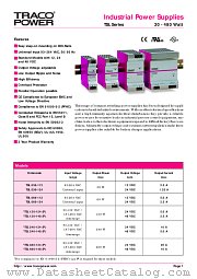 TSL240-124P datasheet pdf Traco Electronic AG