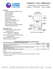 1SMB3EZ130 datasheet pdf TRANSYS Electronics Limited