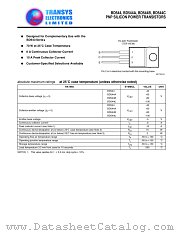 BD544 datasheet pdf TRANSYS Electronics Limited