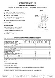 CP1002 datasheet pdf TRANSYS Electronics Limited