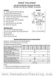 ER801F datasheet pdf TRANSYS Electronics Limited