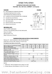 ER803 datasheet pdf TRANSYS Electronics Limited