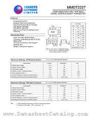 MMDT2227 datasheet pdf TRANSYS Electronics Limited