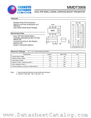 MMDT3906 datasheet pdf TRANSYS Electronics Limited