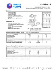 MMDT4413 datasheet pdf TRANSYS Electronics Limited