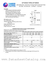 UF108GS datasheet pdf TRANSYS Electronics Limited