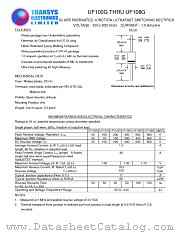 UF101G datasheet pdf TRANSYS Electronics Limited