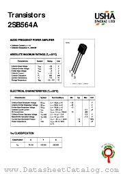 2SB564A datasheet pdf USHA India LTD