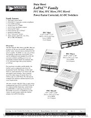 PM15-200600 datasheet pdf Vicor Corporation