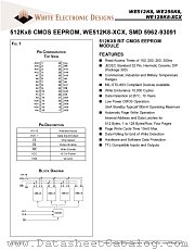 WE512K8-200CM datasheet pdf White Electronic Designs