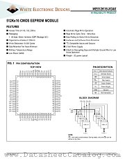 WE512K16-140G4IA datasheet pdf White Electronic Designs