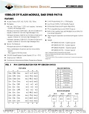 WF128K32N-60H1I5A datasheet pdf White Electronic Designs