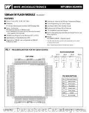 WF128K64-150G4WM5 datasheet pdf White Electronic Designs