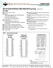 WF2M16W-120FLM5 datasheet pdf White Electronic Designs