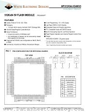 WF512K64-70G4WM5 datasheet pdf White Electronic Designs