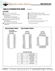 WMS128K8V-35CM datasheet pdf White Electronic Designs
