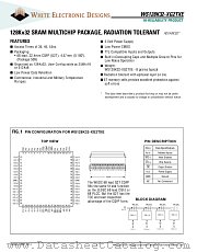 WS128K32-55G2TMEA datasheet pdf White Electronic Designs