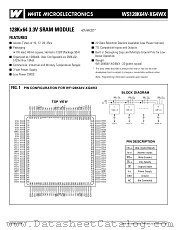 WS128K64V-17G4WC datasheet pdf White Electronic Designs