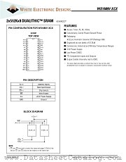 WS1M8V-100CMA datasheet pdf White Electronic Designs
