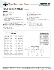 WS512K32NV-20H1I datasheet pdf White Electronic Designs
