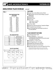 WSF256K8-37CMA datasheet pdf White Electronic Designs
