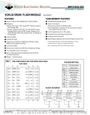 WSF512K32-27H2M datasheet pdf White Electronic Designs