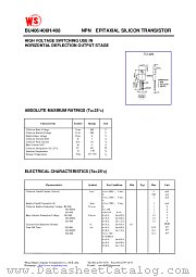 BU406H datasheet pdf Wing Shing Computer Components