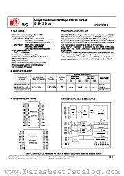 WS628512LLFP datasheet pdf Wing Shing Computer Components