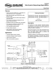 SL2610_IG_LH2Q datasheet pdf Zarlink Semiconductor