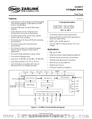 ZL50017QCC datasheet pdf Zarlink Semiconductor