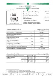 1N4148WS datasheet pdf Diotec Elektronische