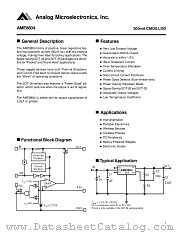 AME8804AEEV datasheet pdf Analog Microelectronics
