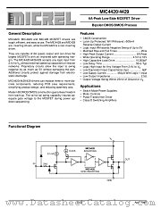 MIC4429CT datasheet pdf Micrel Semiconductor